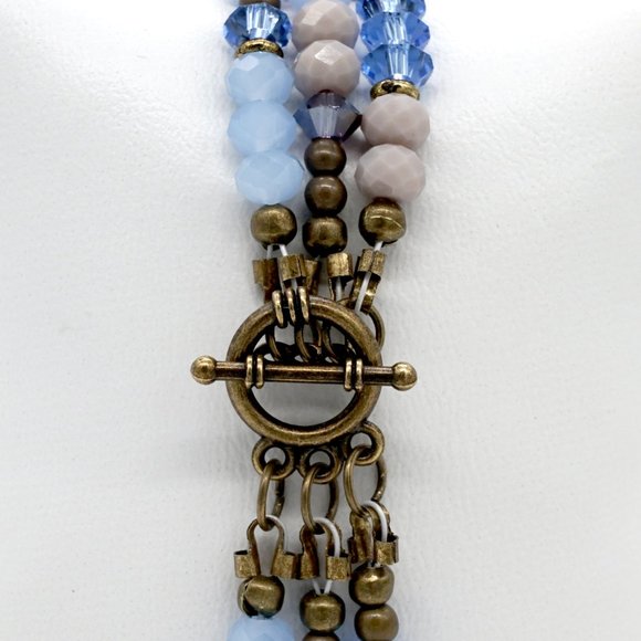 Triple bracelet with toggle lock. - Picture 5 of 6